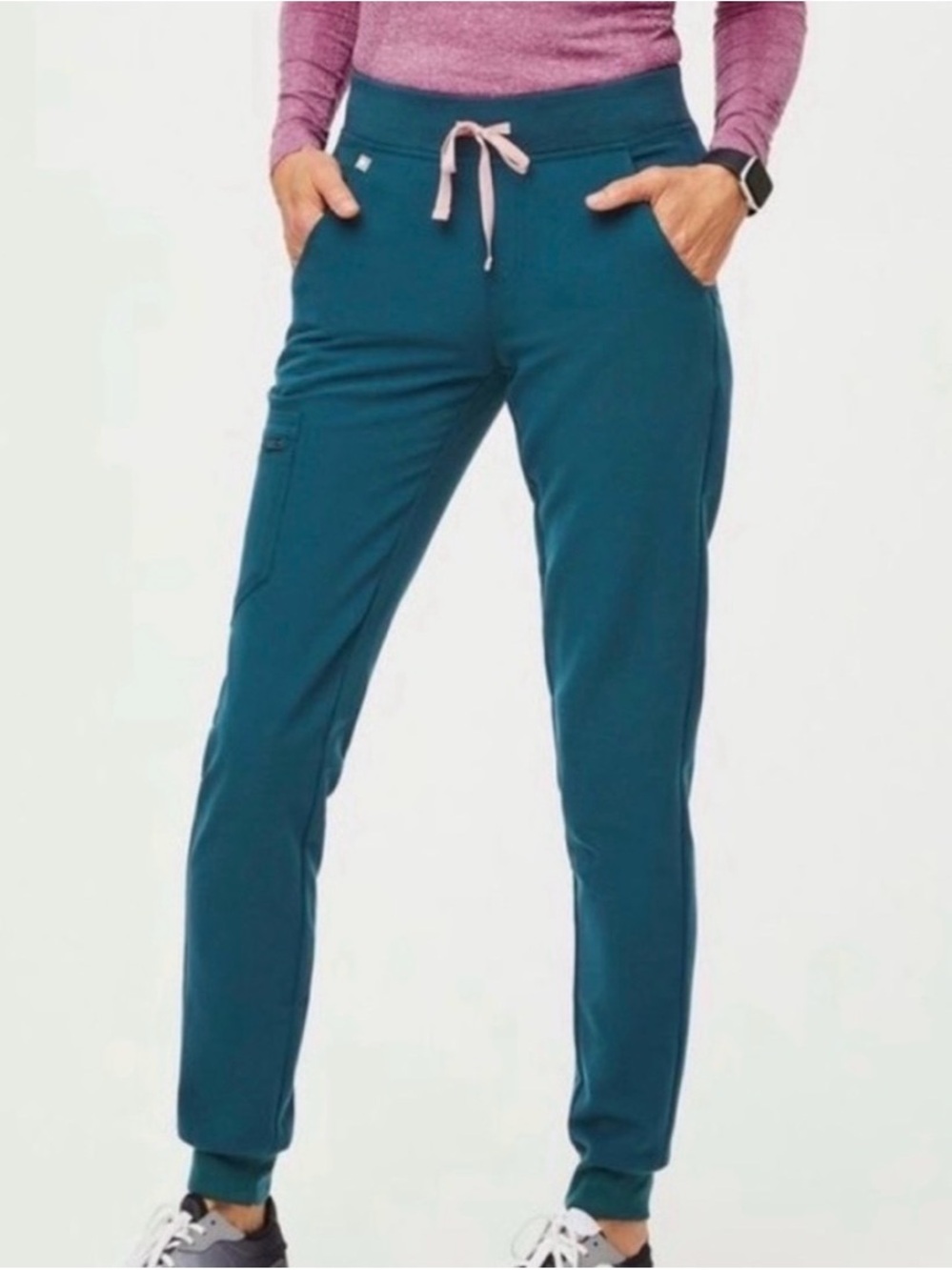 Figs Zamora Joggers Small Carribean Blue